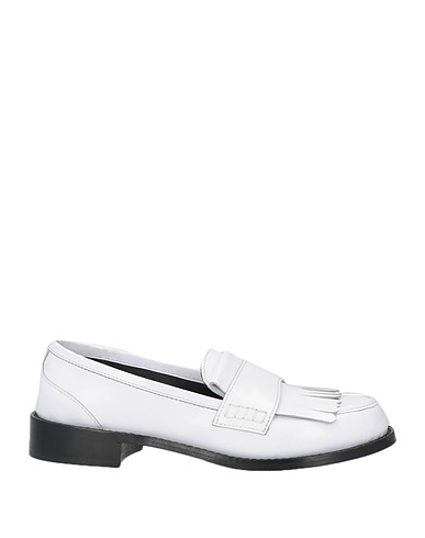 BALDININI Loafers White Soft Leather