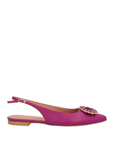 BALDININI Ballerinas Pflaume Leder