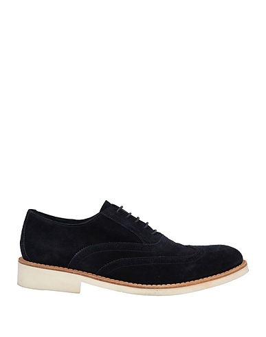 CAMPANILE Laced shoes Midnight blue Soft Leather