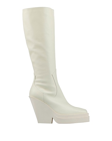 GIA BORGHINI Boots Ivory Leather