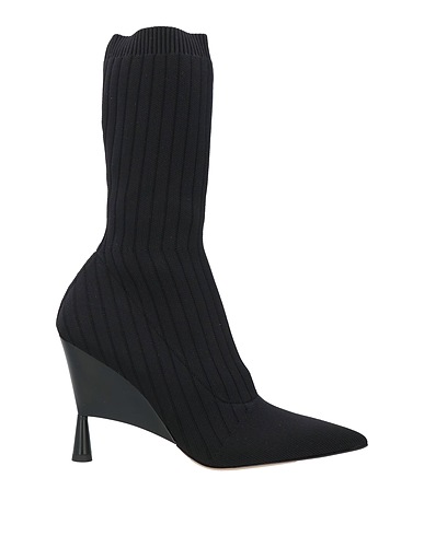 GIA / RHW Ankle boot Black Textile fibers