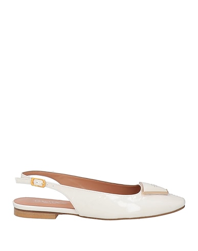 BALDININI Ballet flats BIANCO Leather