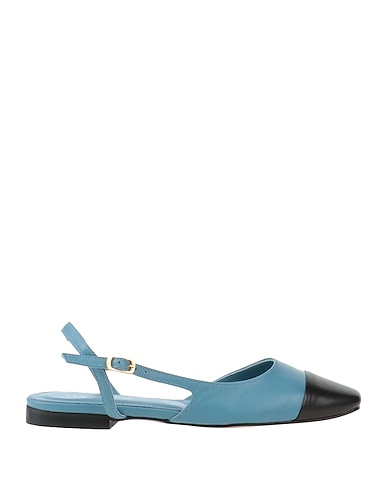 BALDININI Ballet flats Pastel blue Soft Leather