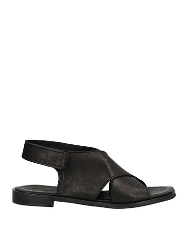 BALDININI Sandals Black Calfskin