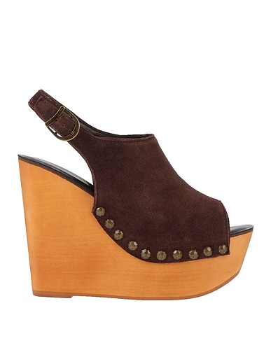 JEFFREY CAMPBELL Mules and clogs Dark brown Leather