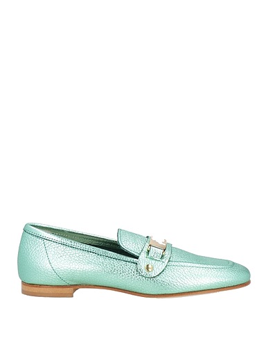 BALDININI Loafers Turquoise Soft Leather