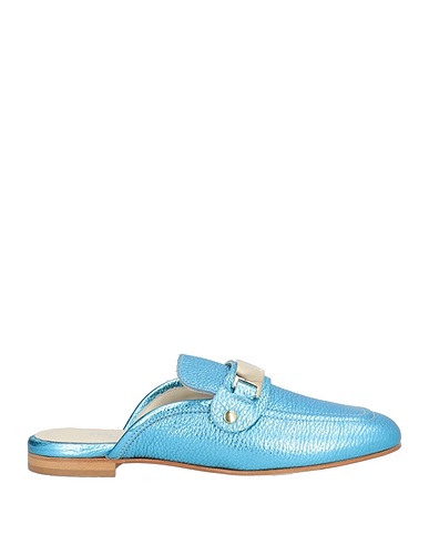 BALDININI Mule e zoccoli Azzurro Pelle