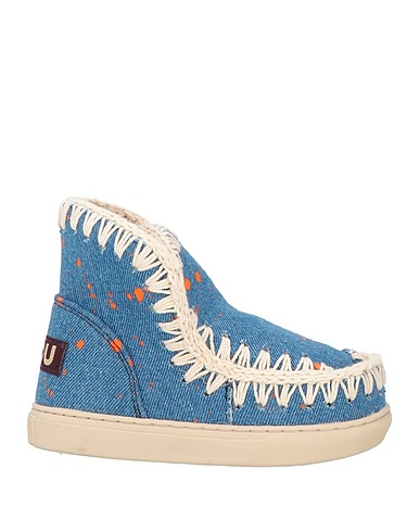 MOU Ankle boot Blue Textile fibers