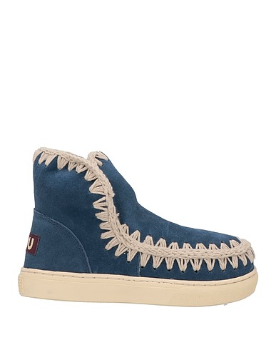 MOU Ankle boot Navy blue Soft Leather