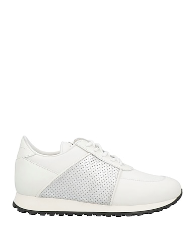 GIUSEPPE ZANOTTI Sneakers Bianco Pelle, Fibre tessili