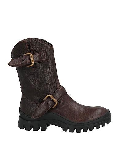 FAUZIAN JEUNESSE Ankle boot Dark brown Leather