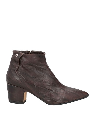 COLLECTION PRIVĒE? Ankle boot Dark brown Leather