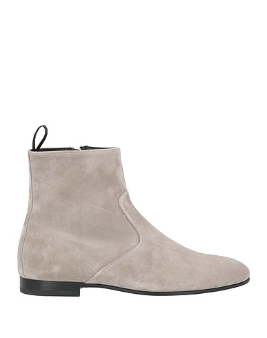 GIUSEPPE ZANOTTI Stivaletti Grigio chiaro Pelle