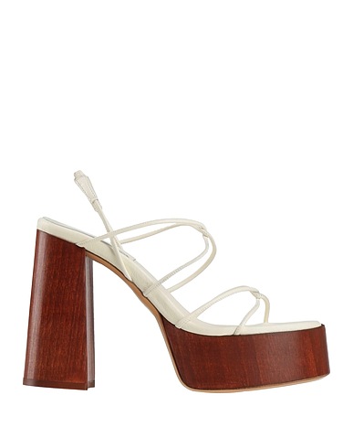 GIA / RHW Sandals Off white Soft Leather