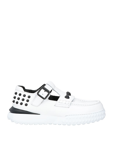 MICH SIMON Loafers White Soft Leather