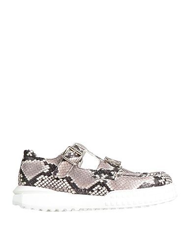 MICH SIMON Loafers Grey Soft Leather
