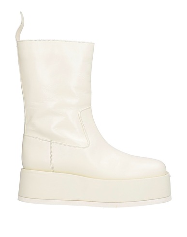 GIA / RHW Ankle boot Ivory Soft Leather