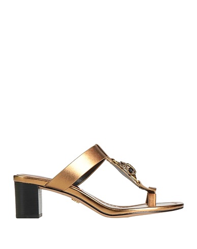 KURT GEIGER Flip flops Mustard Soft Leather