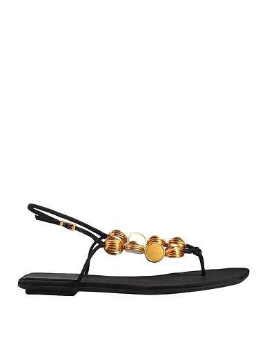 JEFFREY CAMPBELL Flip flops Black Textile fibers