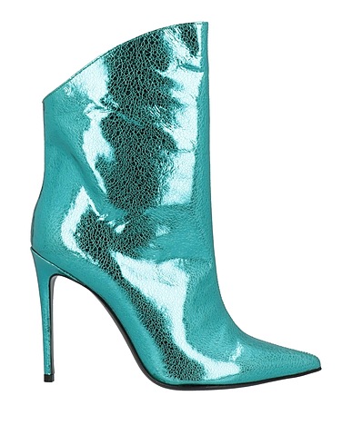ALDO CASTAGNA Ankle boot Turquoise Soft Leather