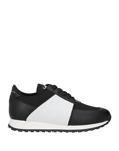 GIUSEPPE ZANOTTI Sneakers Black Soft Leather, Textile fibers