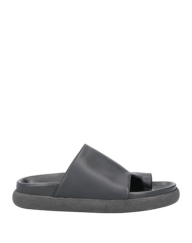 ANTICA CUOIERIA Infradito Nero Fibre tessili