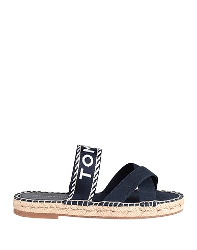 TOMMY HILFIGER エスパドリーユ ミッドナイトブルー 再生コットン 60% / コットン 40%