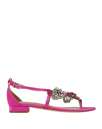 LE CAPRESI Flip flops Purple Textile fibres