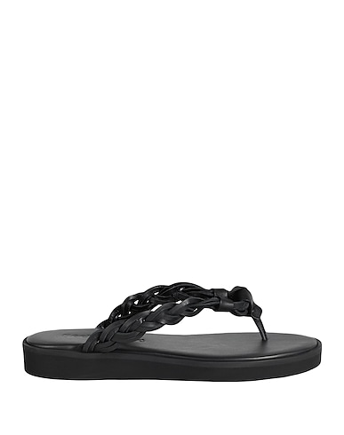 SEE BY CHLOÉ Flip flops Black 100% Calfskin