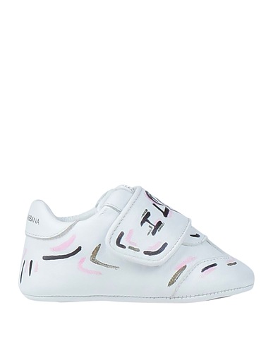 DOLCE&GABBANA Newborn shoes White Soft Leather