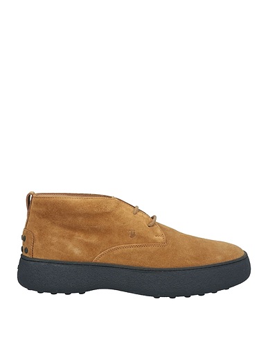 TOD'S Stivaletti Cammello Pelle