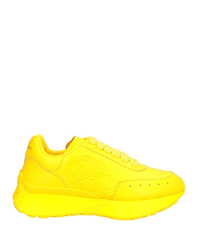 MCQUEEN Sneakers Yellow Soft Leather