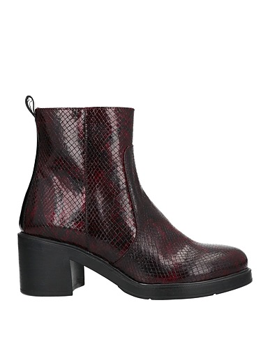 STUDIO POLLINI Stiefelette Bordeaux Gewebefasern