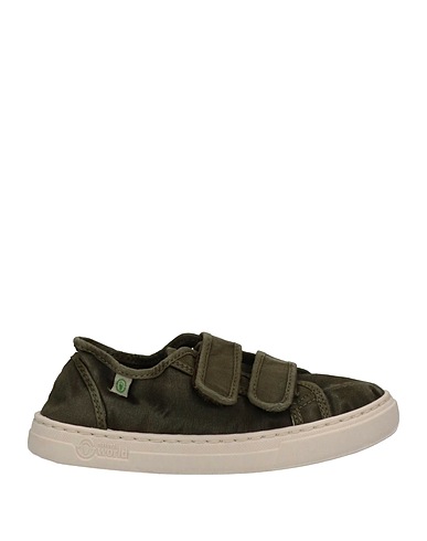 NATURAL WORLD Sneakers Military green Textile fibers, Organic cotton