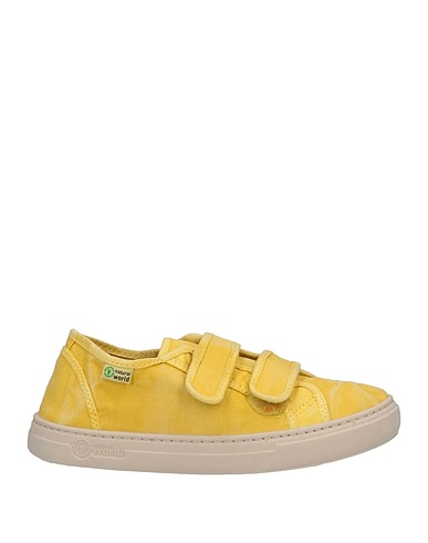 NATURAL WORLD Sneakers Giallo Fibre tessili, Cotone organico