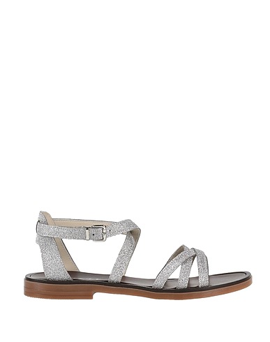JARRETT Sandals Silver Textile fibres