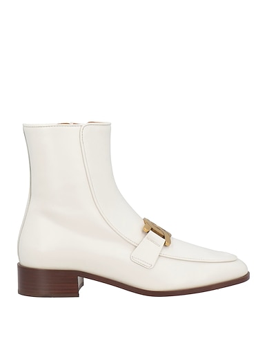 TOD'S Ankle boot White Leather