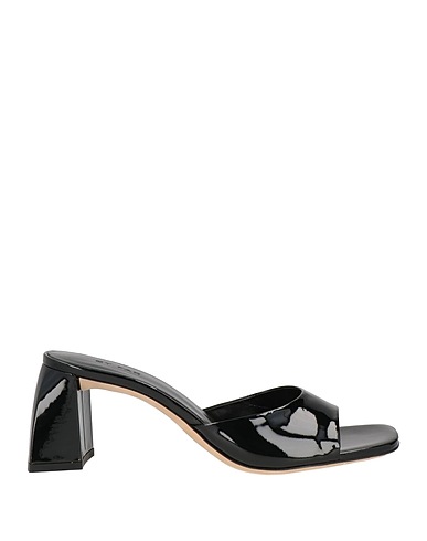 BY FAR Sandals Black Soft Leather