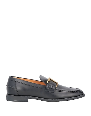 TOD'S Μοκασίνι Μαύρο Δέρμα