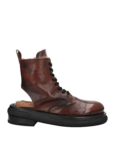 1725.A Ankle boot Chocolate brown Soft Leather