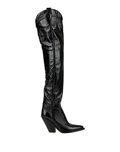 SONORA Stiefel Schwarz Leder