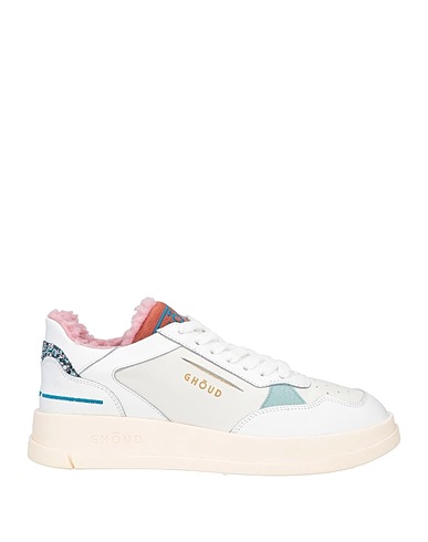 GHŌUD Venice Sneakers Cream Soft Leather, Textile fibres