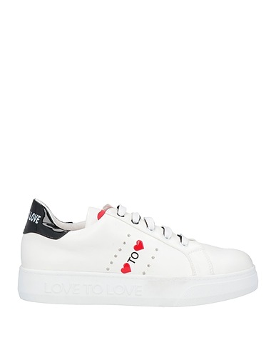 LOVETOLOVE® Sneakers Weiß Gewebefasern