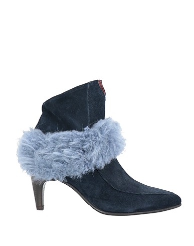 1725.A Ankle boot Navy blue Leather