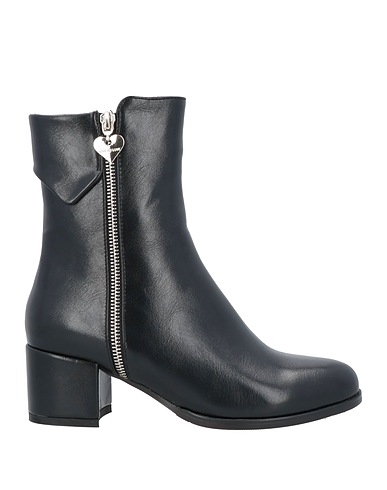 GAI MATTIOLO Ankle boot Black Textile fibers