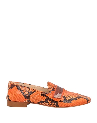 BALDININI Loafers Orange Soft Leather