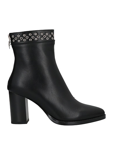 GAI MATTIOLO Ankle boot Black Textile fibres