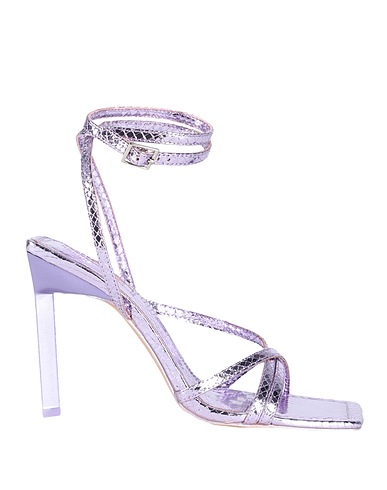 TOPSHOP Sandals Lilac Textile fibres