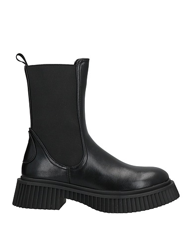 GAI MATTIOLO Ankle boot Black Textile fibers