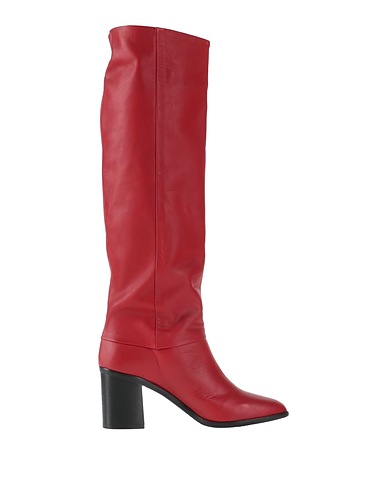 OTTOD'AME Boots Brick red 100% Soft Leather